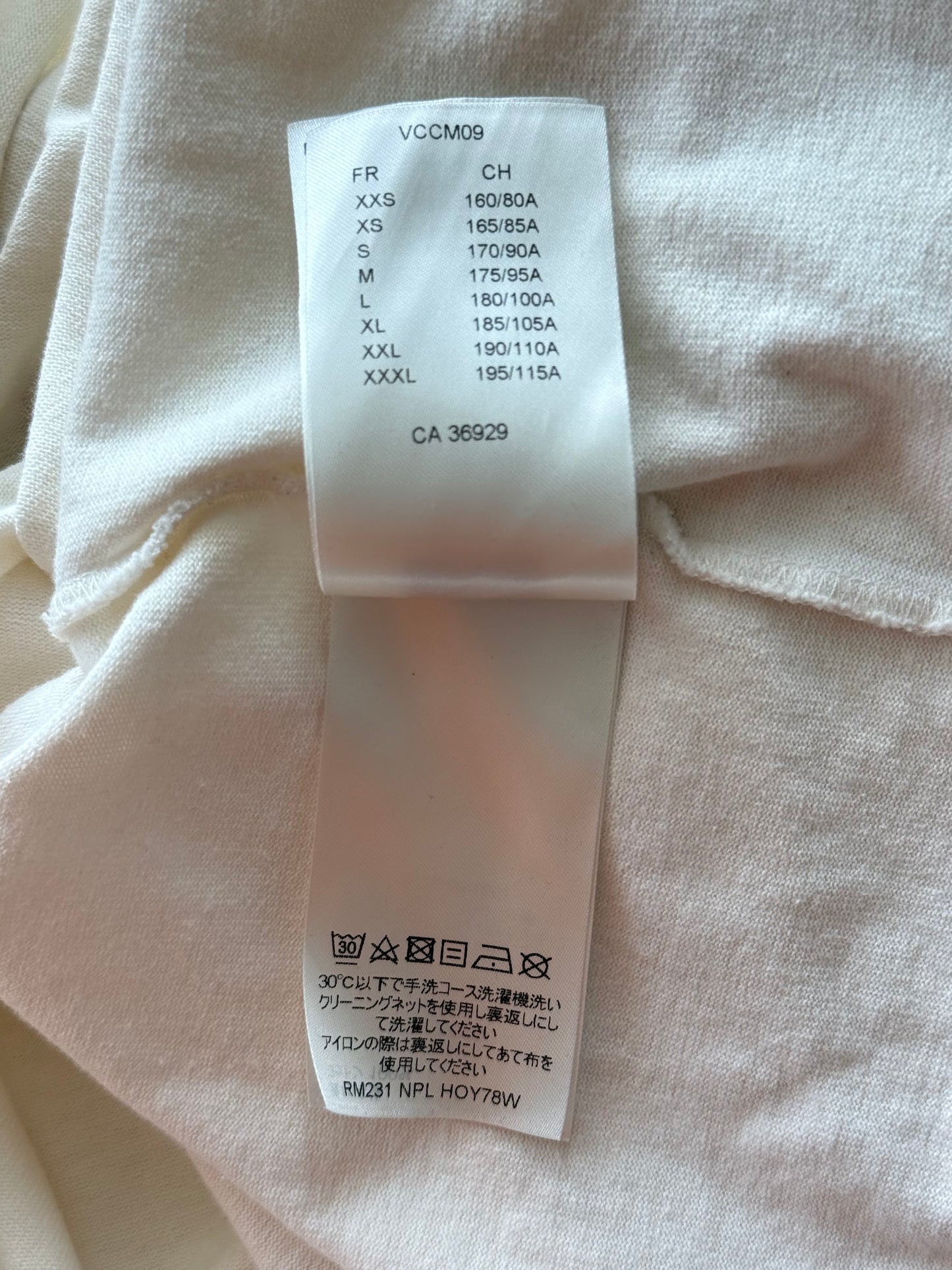 Louis Vuitton White Rainbow Logo T-Shirt