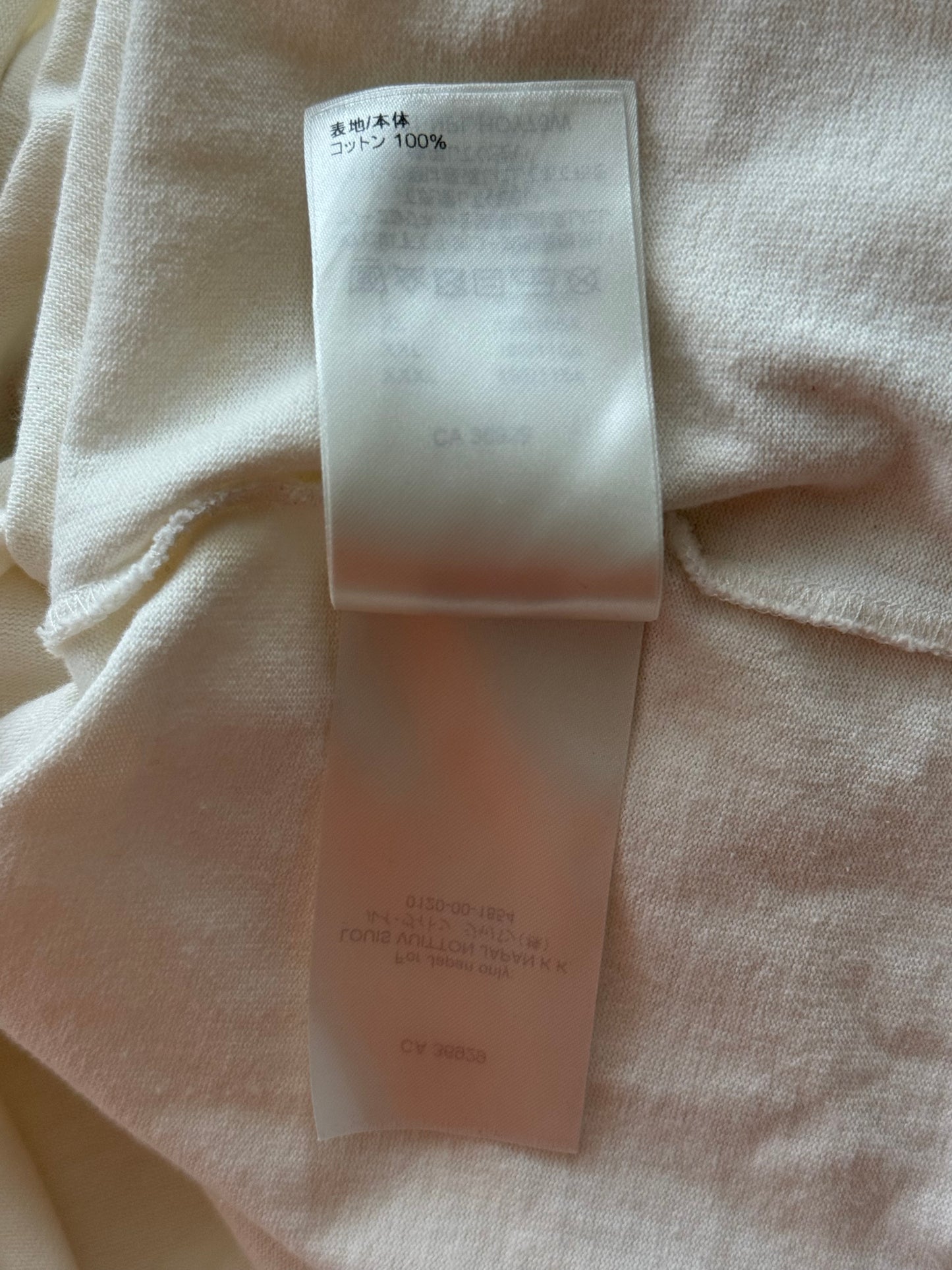 Louis Vuitton White Rainbow Logo T-Shirt