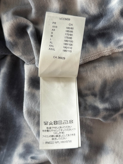 Louis Vuitton Grey & Orange Tie-Dye Graffiti T-Shirt