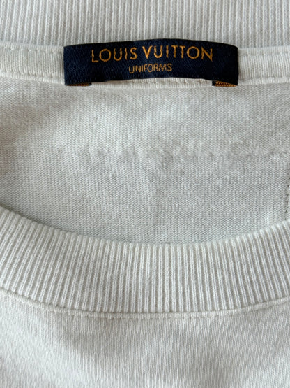 Louis Vuitton White Palm Tree Logo T-Shirt