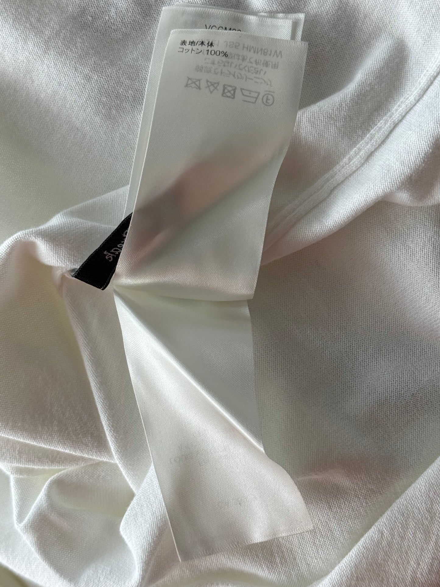 Louis Vuitton White & Green Vuitton Intarsia T-Shirt