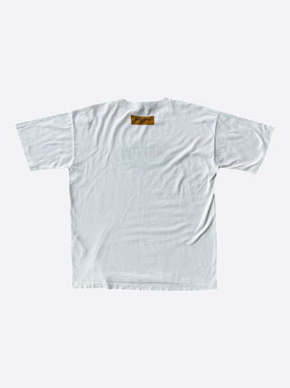 Louis Vuitton White & Green Vuitton Intarsia T-Shirt