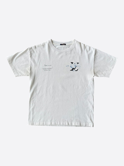 Louis Vuitton White Palm Tree Logo T-Shirt