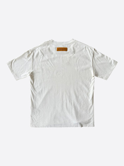 Louis Vuitton White Rainbow Logo T-Shirt