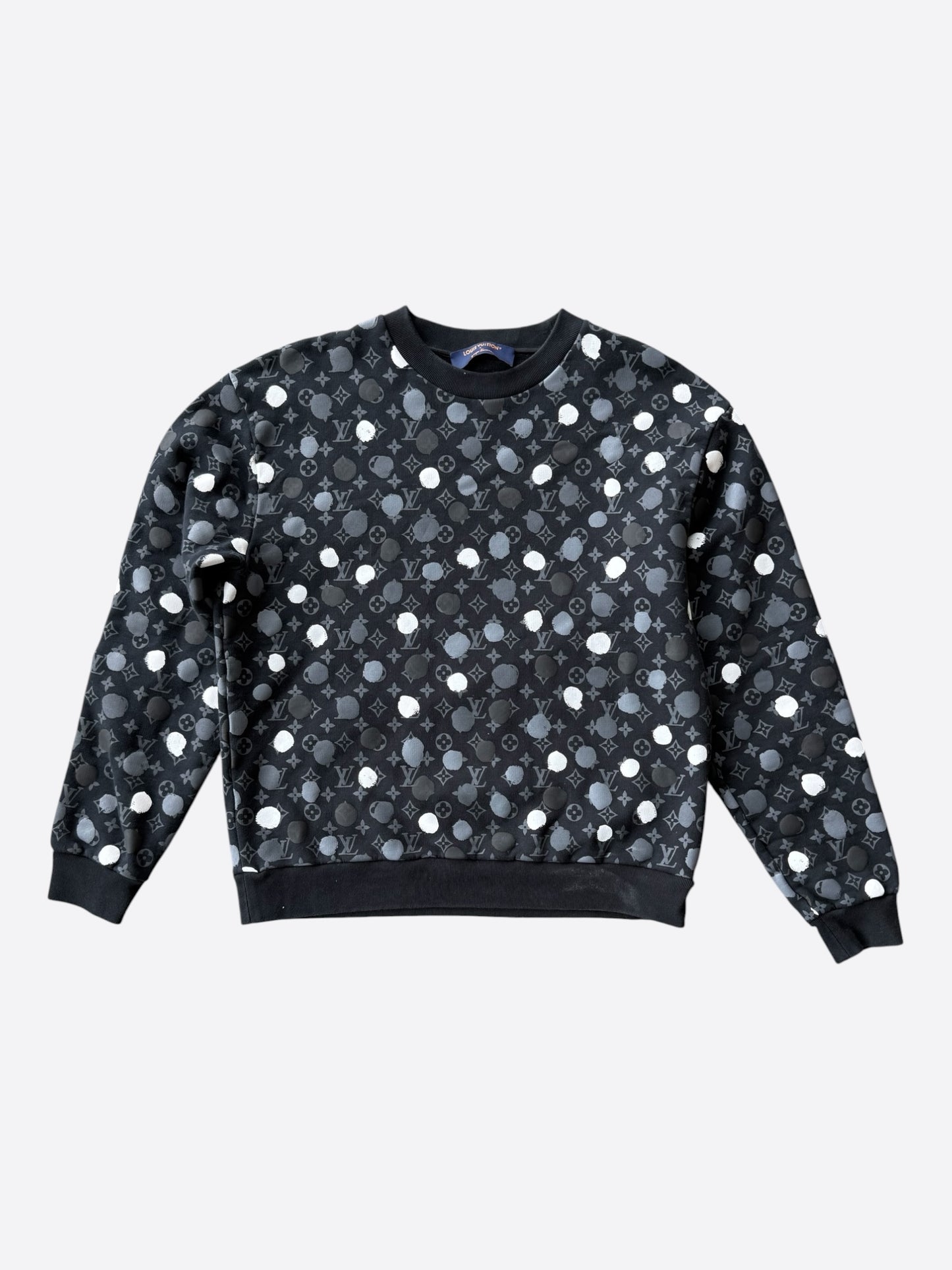 Louis Vuitton Yayoi Kusama Black Polka Dot Monogram Sweater