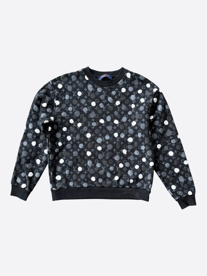 Louis Vuitton Yayoi Kusama Black Polka Dot Monogram Sweater