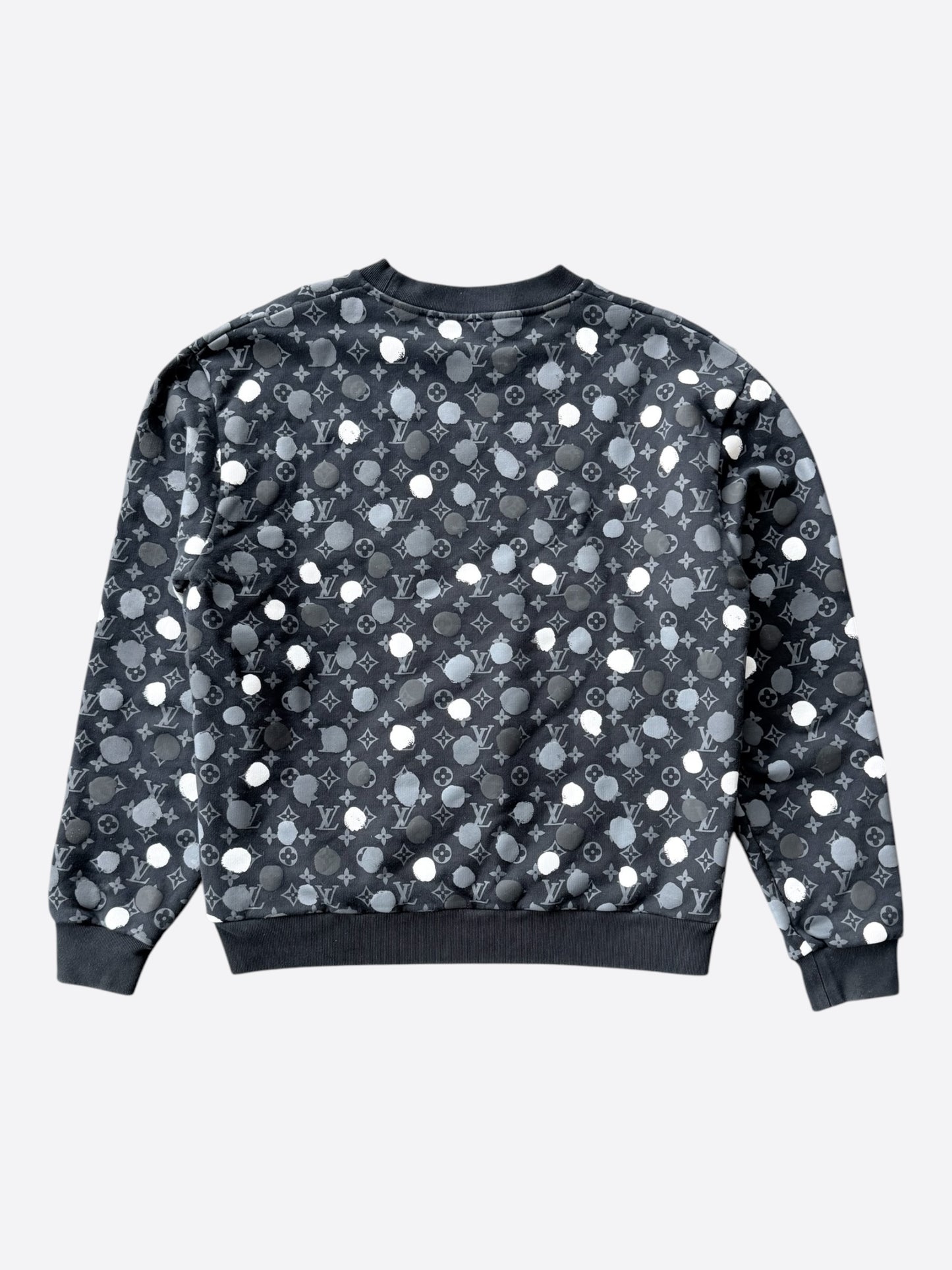 Louis Vuitton Yayoi Kusama Black Polka Dot Monogram Sweater