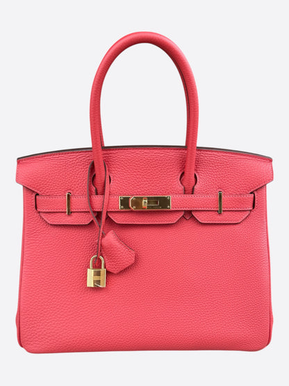 Hermes Bougainvillea Togo & Gold Hardware Birkin 30