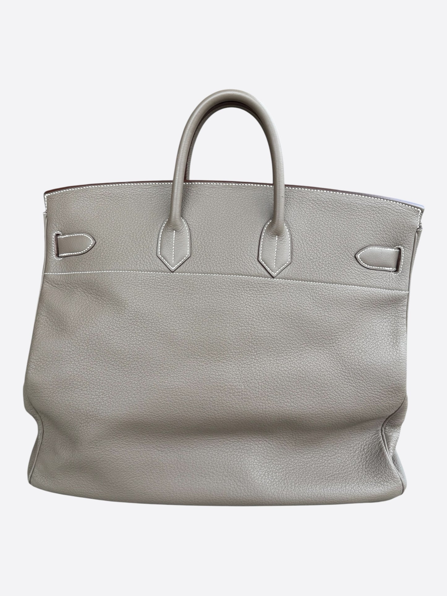 Hermes Etoupe Togo & Palladium Hardware HAC Birkin 50