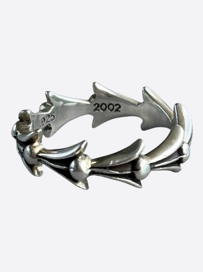 Chrome Hearts Silver Cross Tail Ring