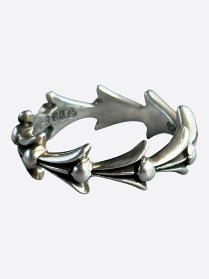 Chrome Hearts Silver Cross Tail Ring