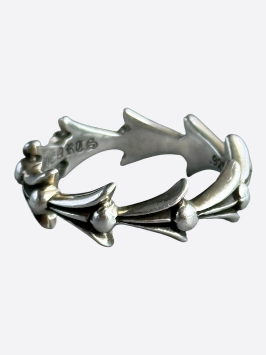 Chrome Hearts Silver Cross Tail Ring