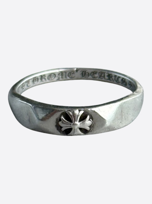 Chrome Hearts Silver Pyramid Plus Ring