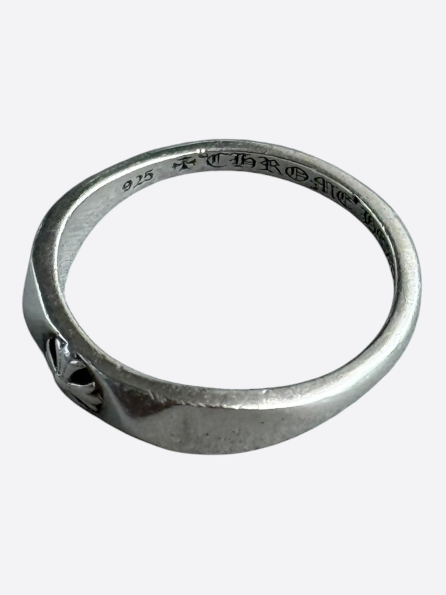 Chrome Hearts Silver Pyramid Plus Ring