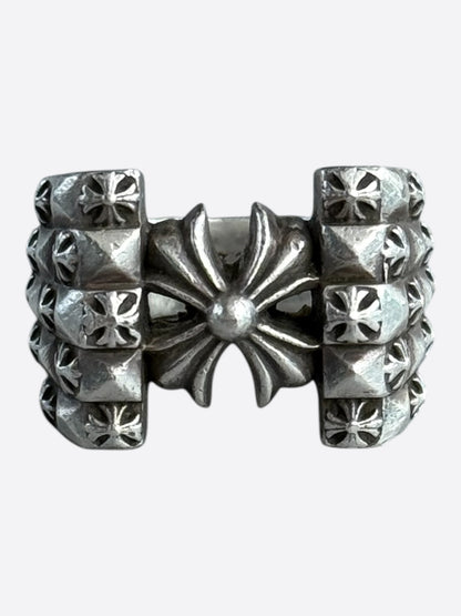 Chrome Hearts Silver Deco Plus Ring