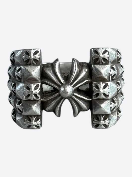 Chrome Hearts Silver Deco Plus Ring