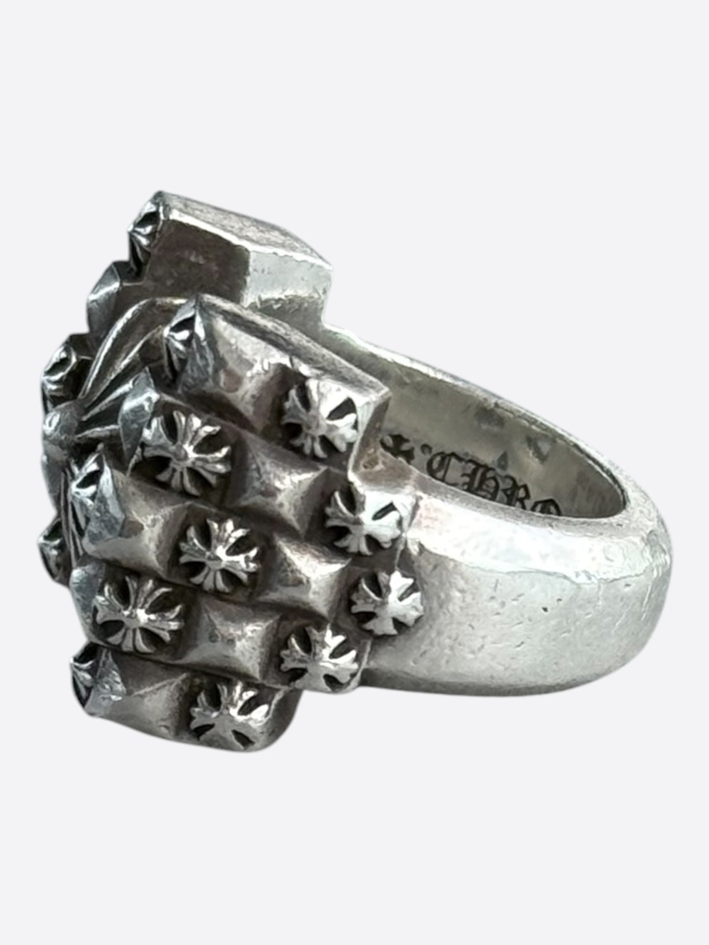 Chrome Hearts Silver Deco Plus Ring