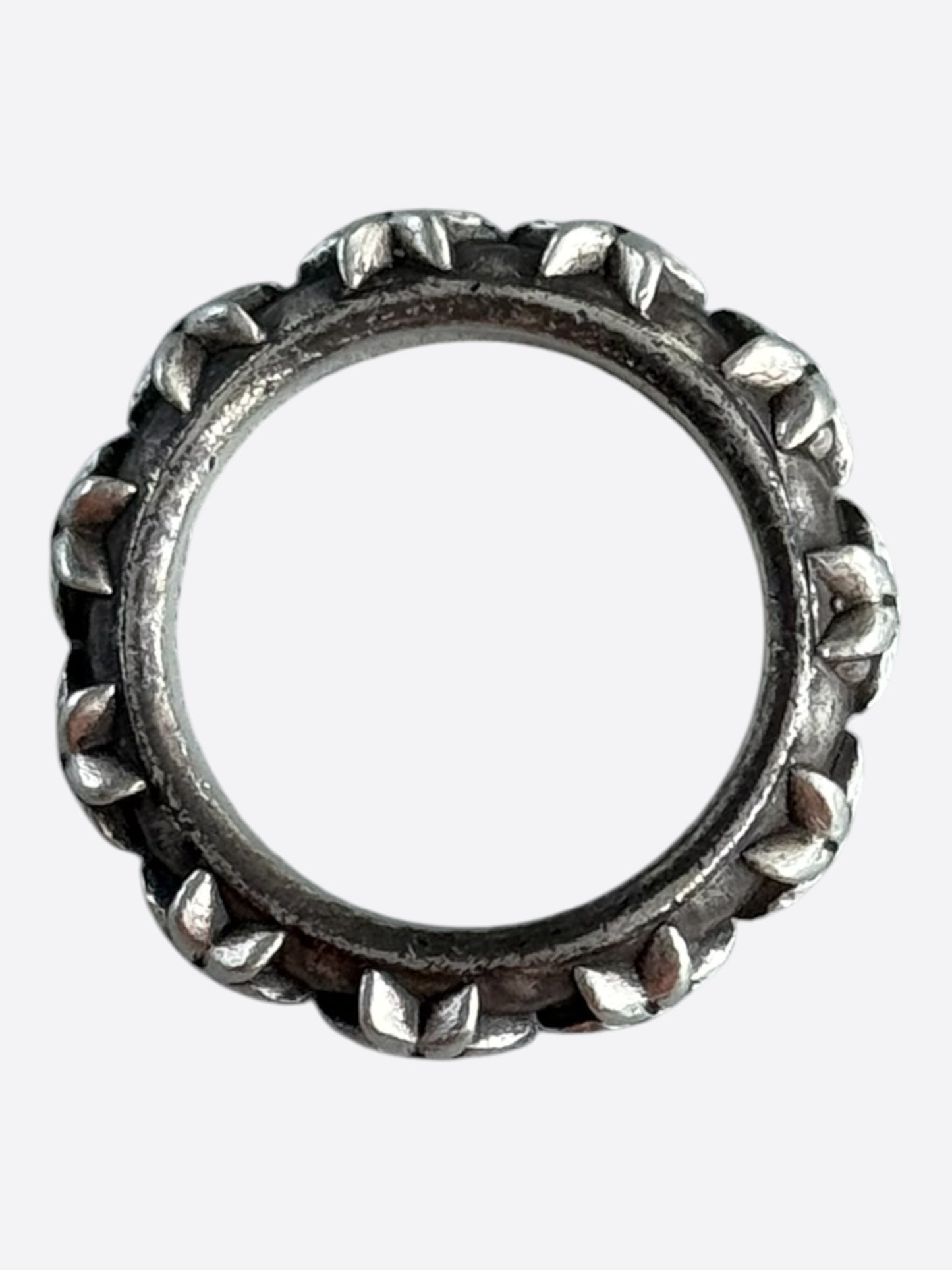 Chrome Hearts Silver Star Band Ring