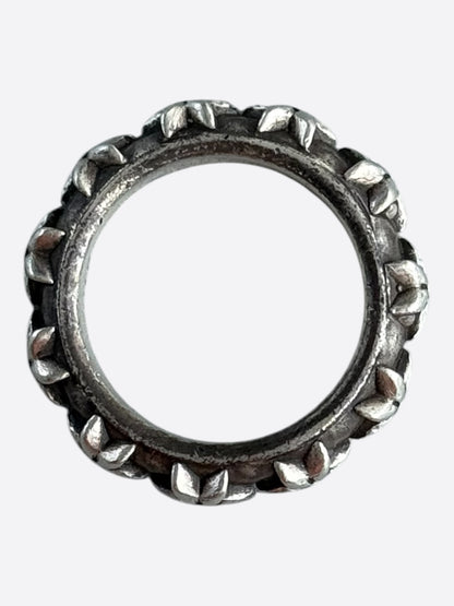 Chrome Hearts Silver Star Band Ring