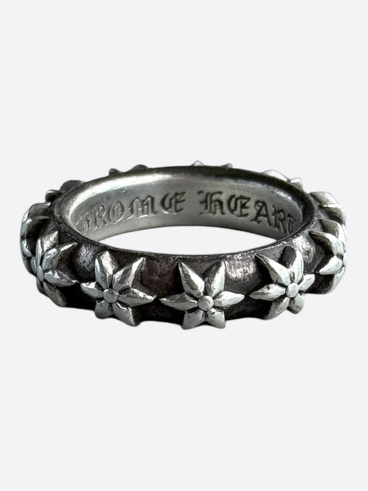 Chrome Hearts Silver Star Band Ring