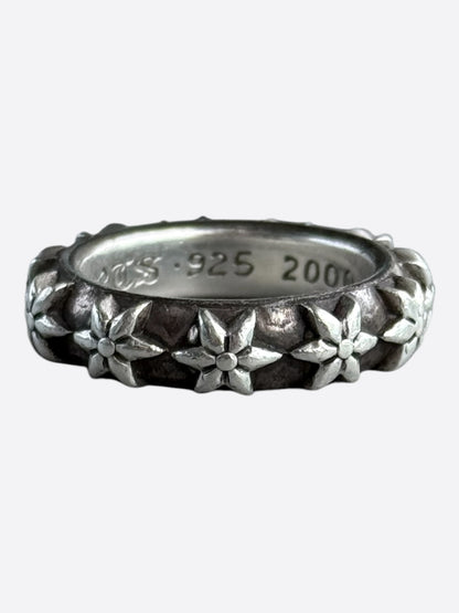 Chrome Hearts Silver Star Band Ring