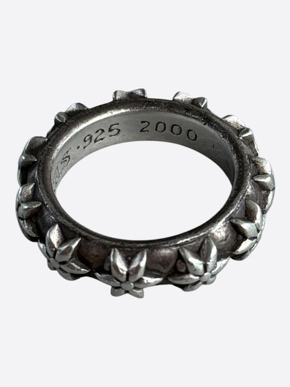 Chrome Hearts Silver Star Band Ring