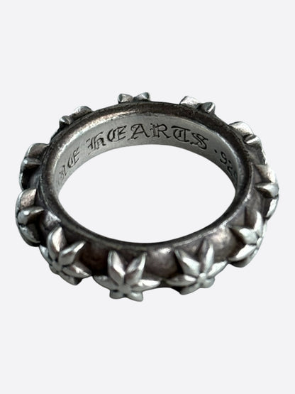 Chrome Hearts Silver Star Band Ring