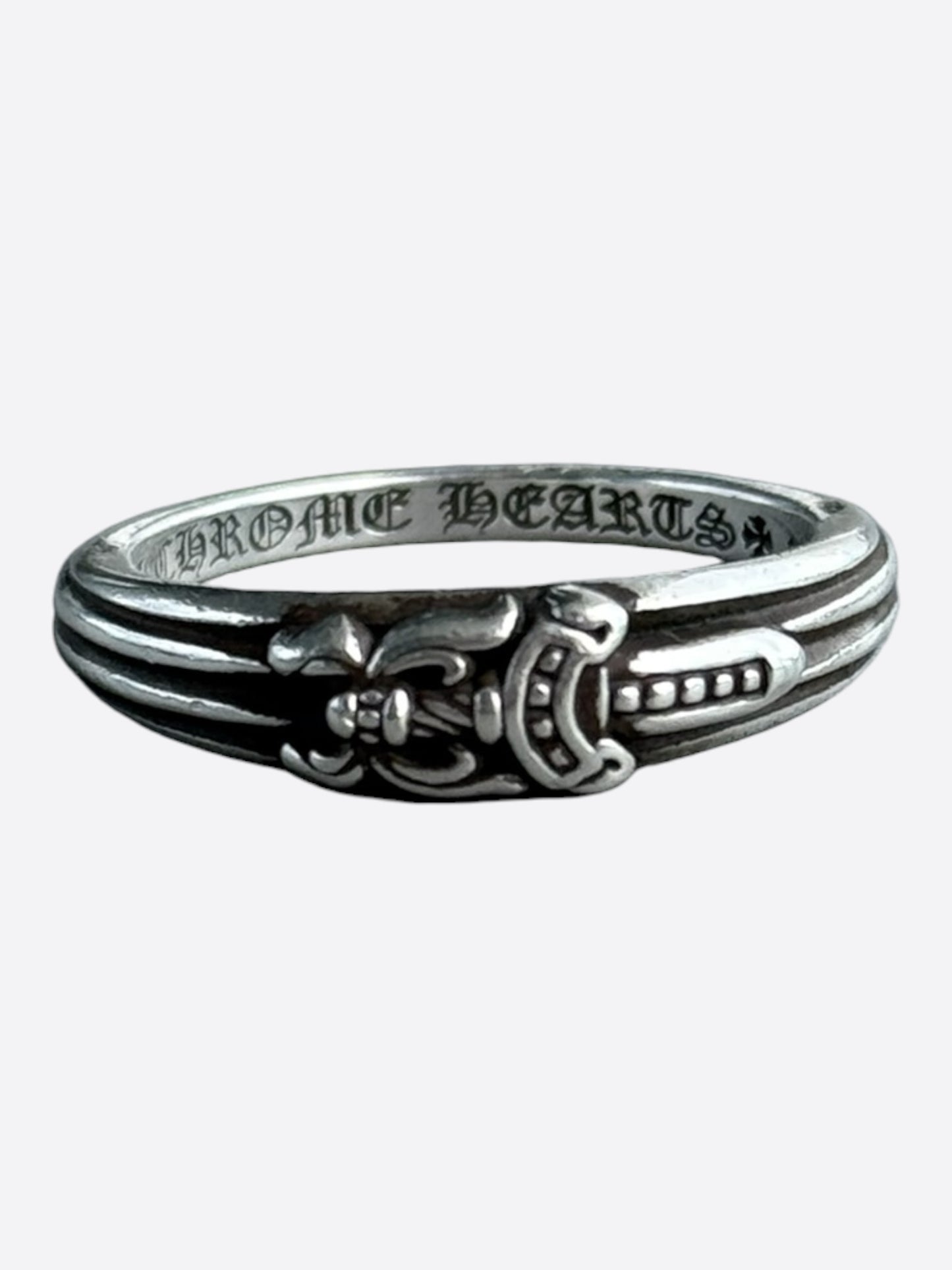 Chrome Hearts Silver Baby Dagger Ring