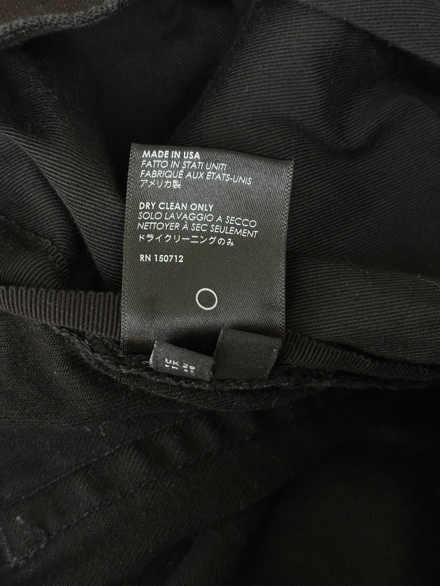 Amiri Black Suede Patch MX1 Jeans