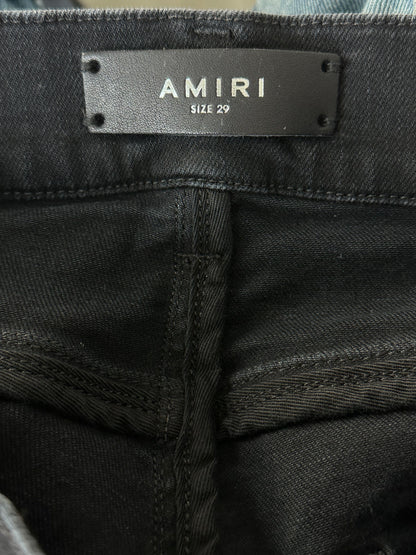 Amiri Aged Black Patch MX1 Jeans