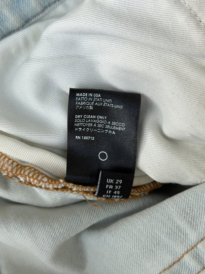 Amiri Light Indigo & Black Patch MX1 Jeans
