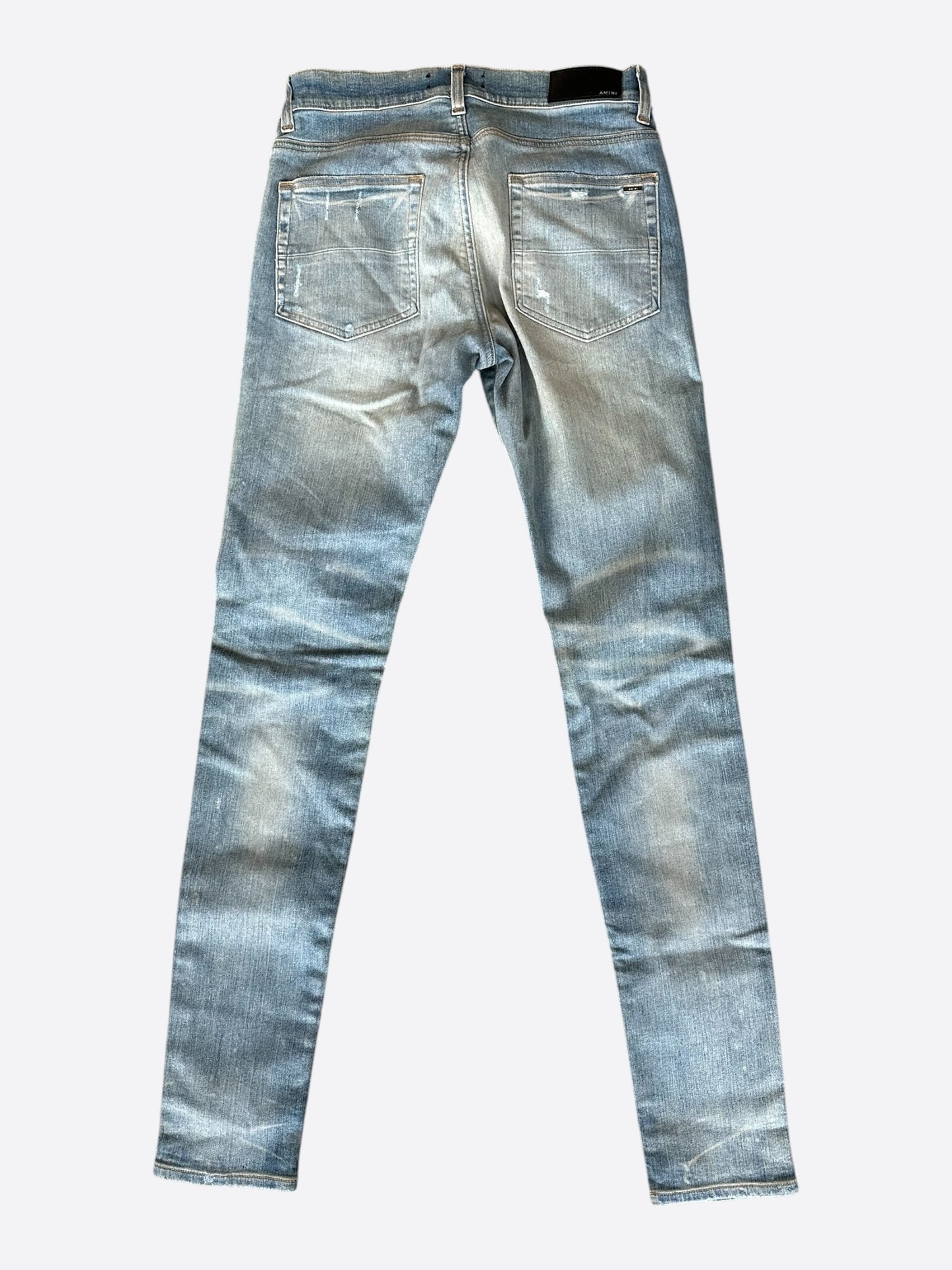 Amiri Clay Indigo & Black Patch MX1 Jeans