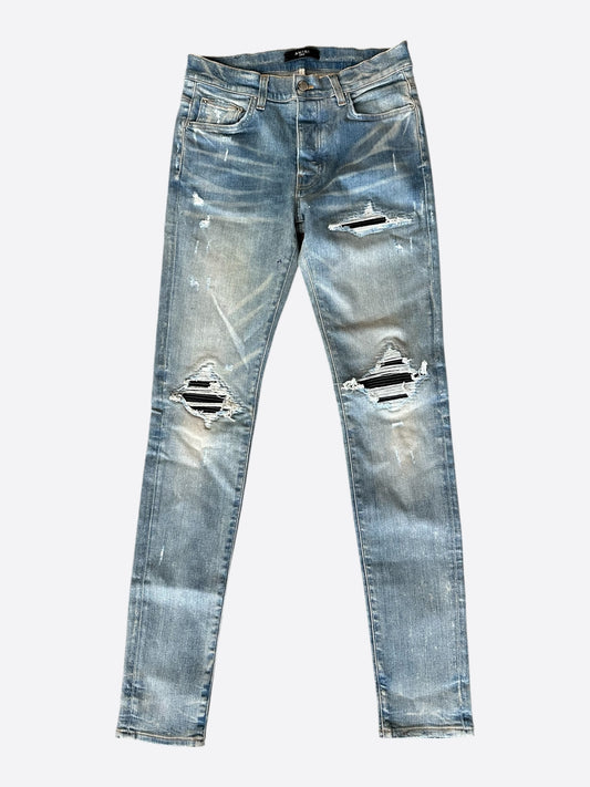 Amiri Clay Indigo & Black Patch MX1 Jeans