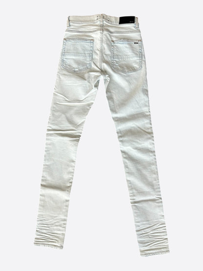 Amiri Light Indigo & Black Patch MX1 Jeans