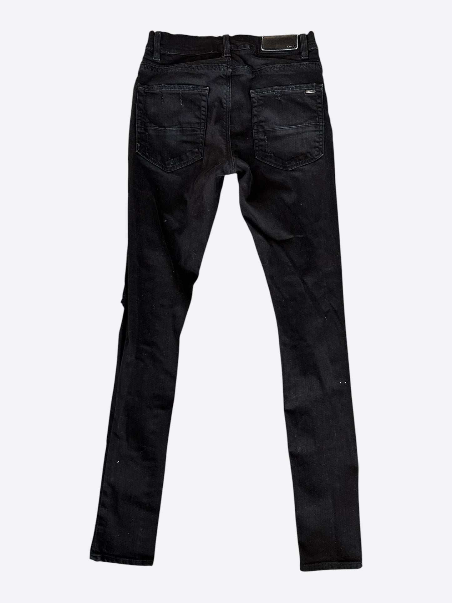 Amiri Black Suede Patch MX1 Jeans