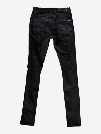 Amiri Black Suede Patch MX1 Jeans