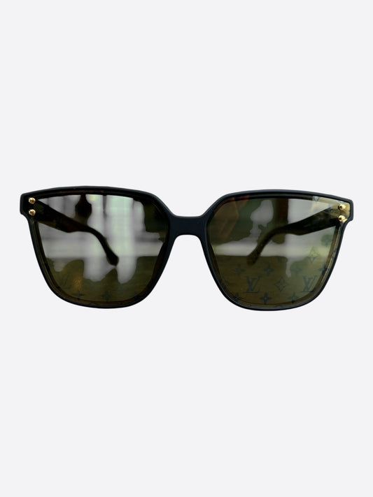 Louis Vuitton Black Monogram Waimea Sunglasses