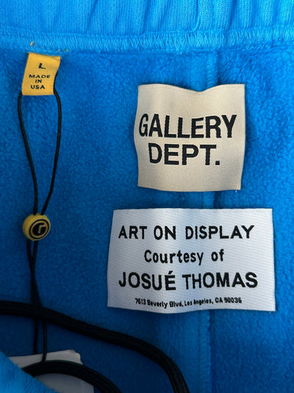 Gallery Dept Blue & Black Dept Logo Sweatpants
