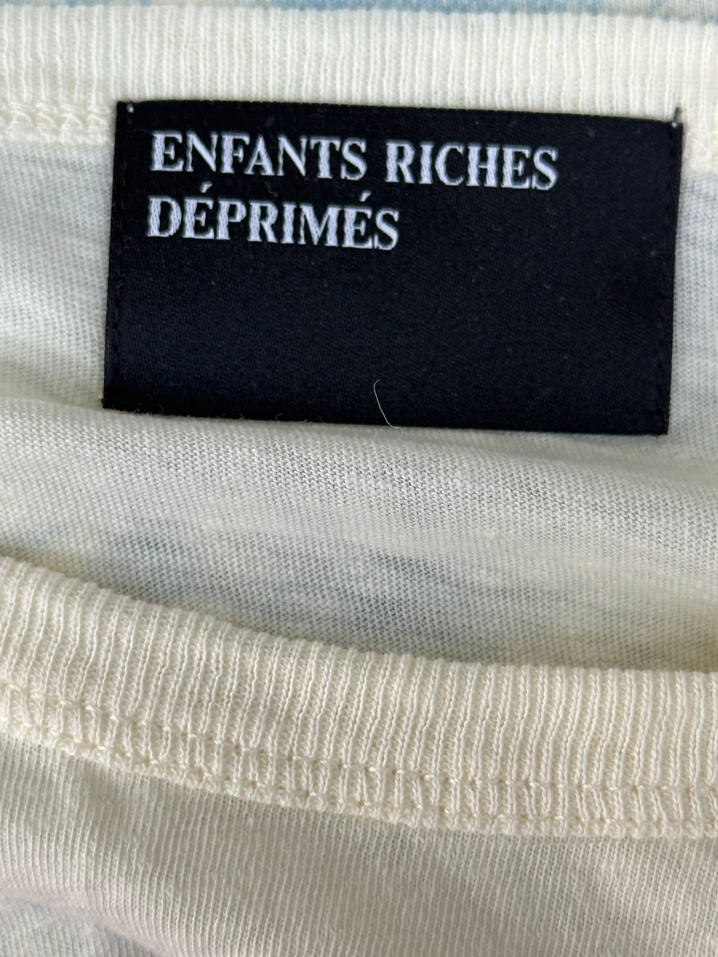 Enfants Riches Deprimes White Show Me Kansas Distressed T-Shirt