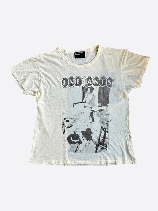 Enfants Riches Deprimes White Show Me Kansas Distressed T-Shirt