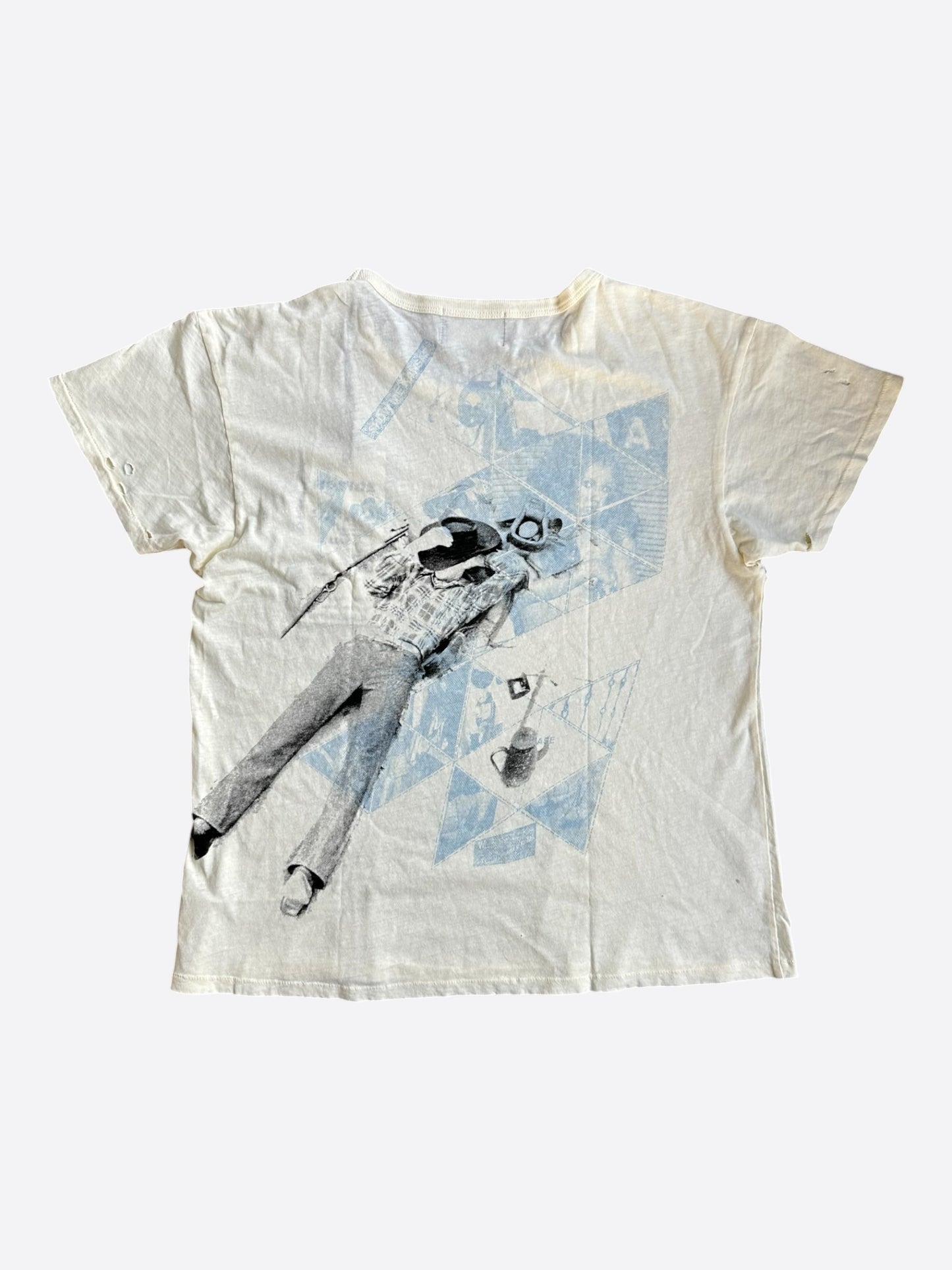 Enfants Riches Deprimes White Show Me Kansas Distressed T-Shirt