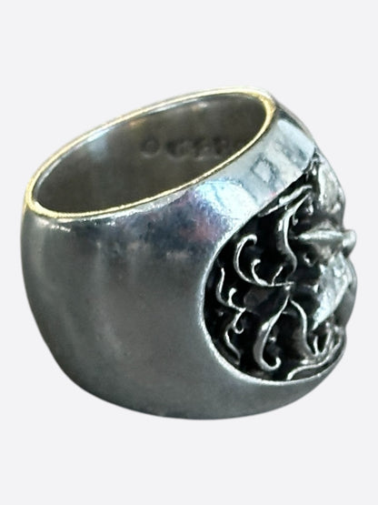 Chrome Hearts Silver Oval Star Ring