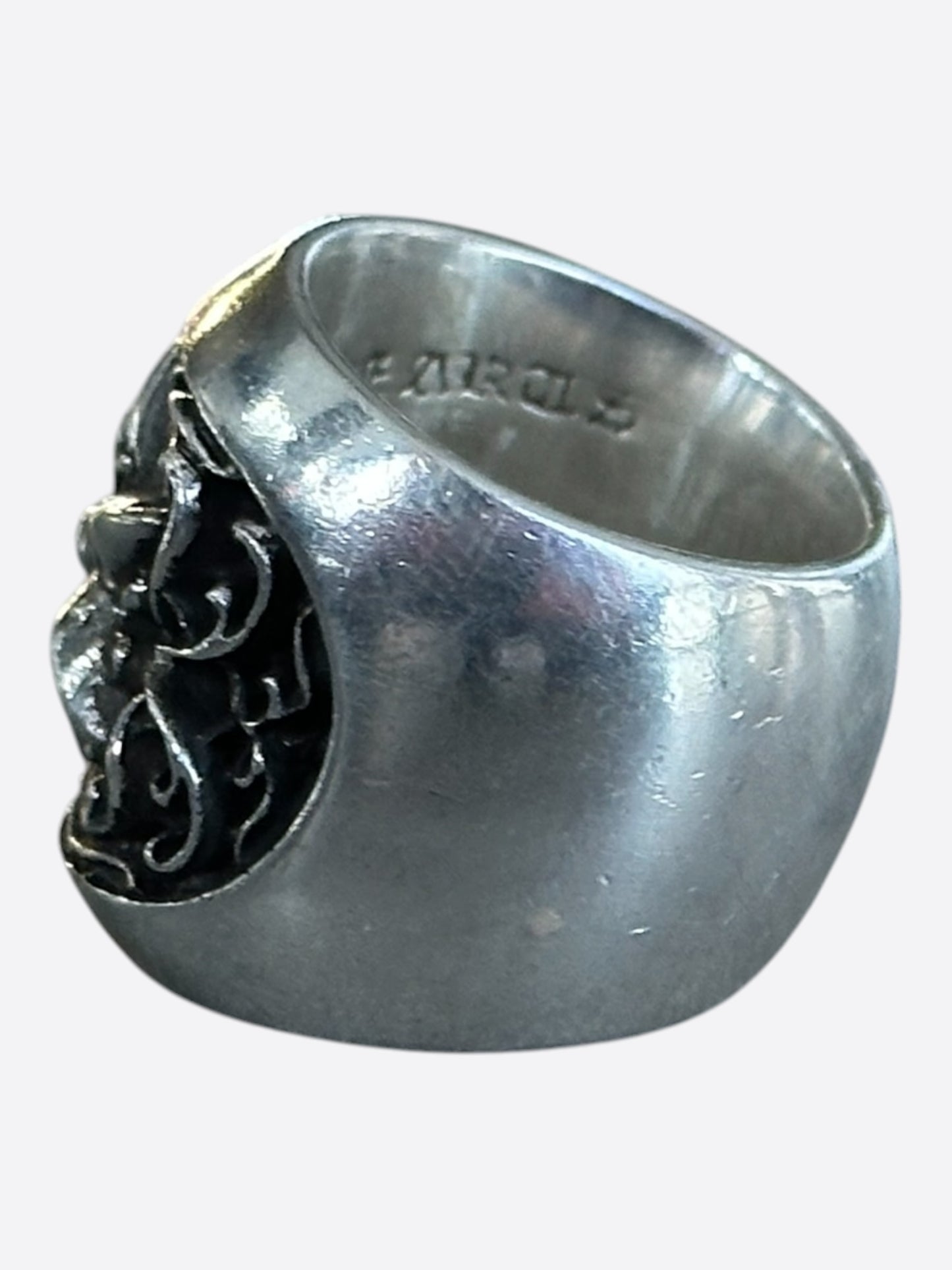 Chrome Hearts Silver Oval Star Ring
