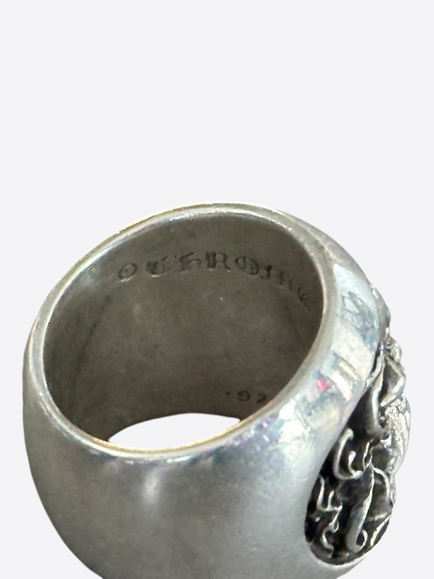 Chrome Hearts Silver Oval Star Ring