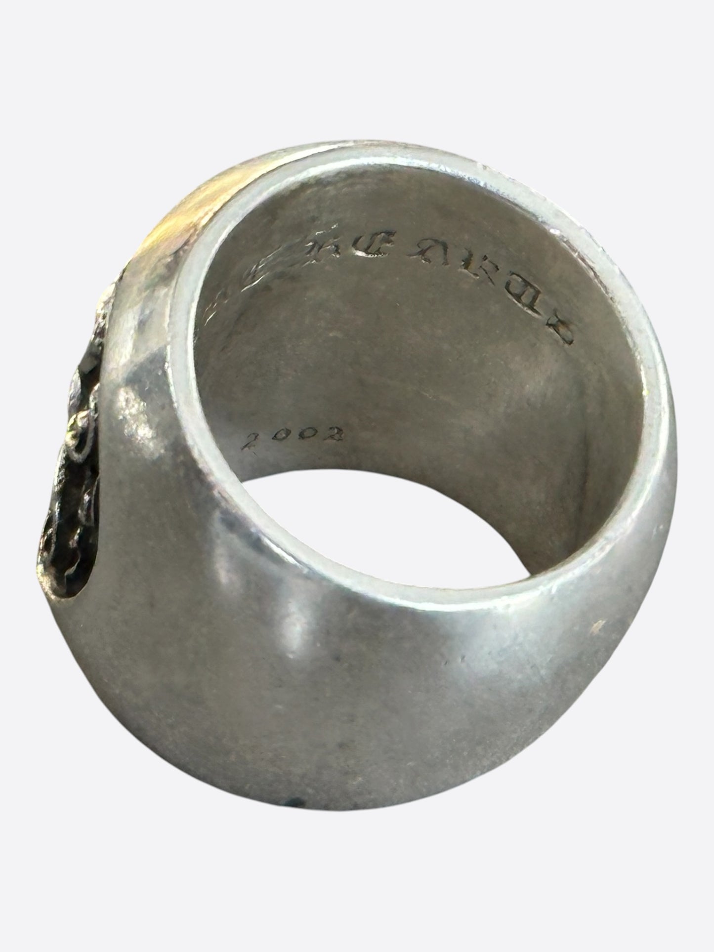 Chrome Hearts Silver Oval Star Ring