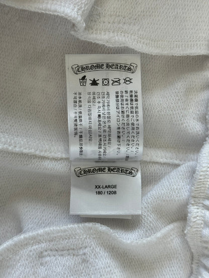 Chrome Hearts White & Black Cross Jacquard Horseshoe Logo Sweatpants