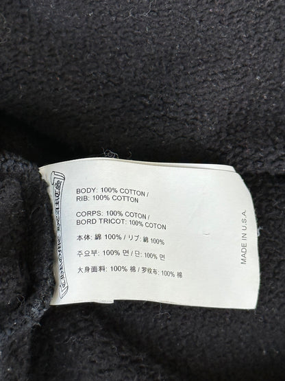 Chrome Hearts Black & White Embroidered Logo Hoodie