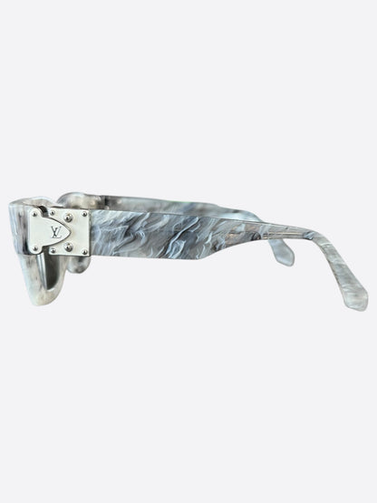 Louis Vuitton Grey Marble Match Sunglasses