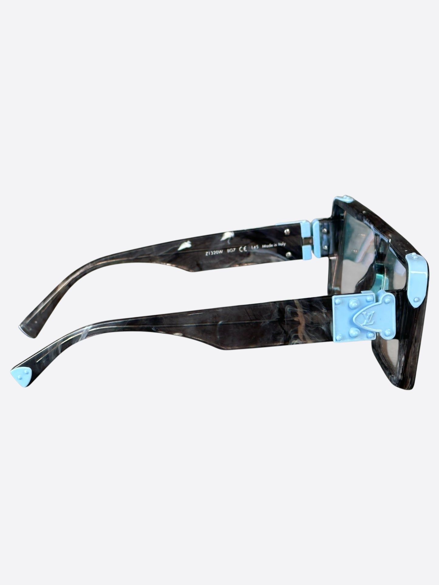 Louis Vuitton Grey & Blue Marble Dayton Sunglasses