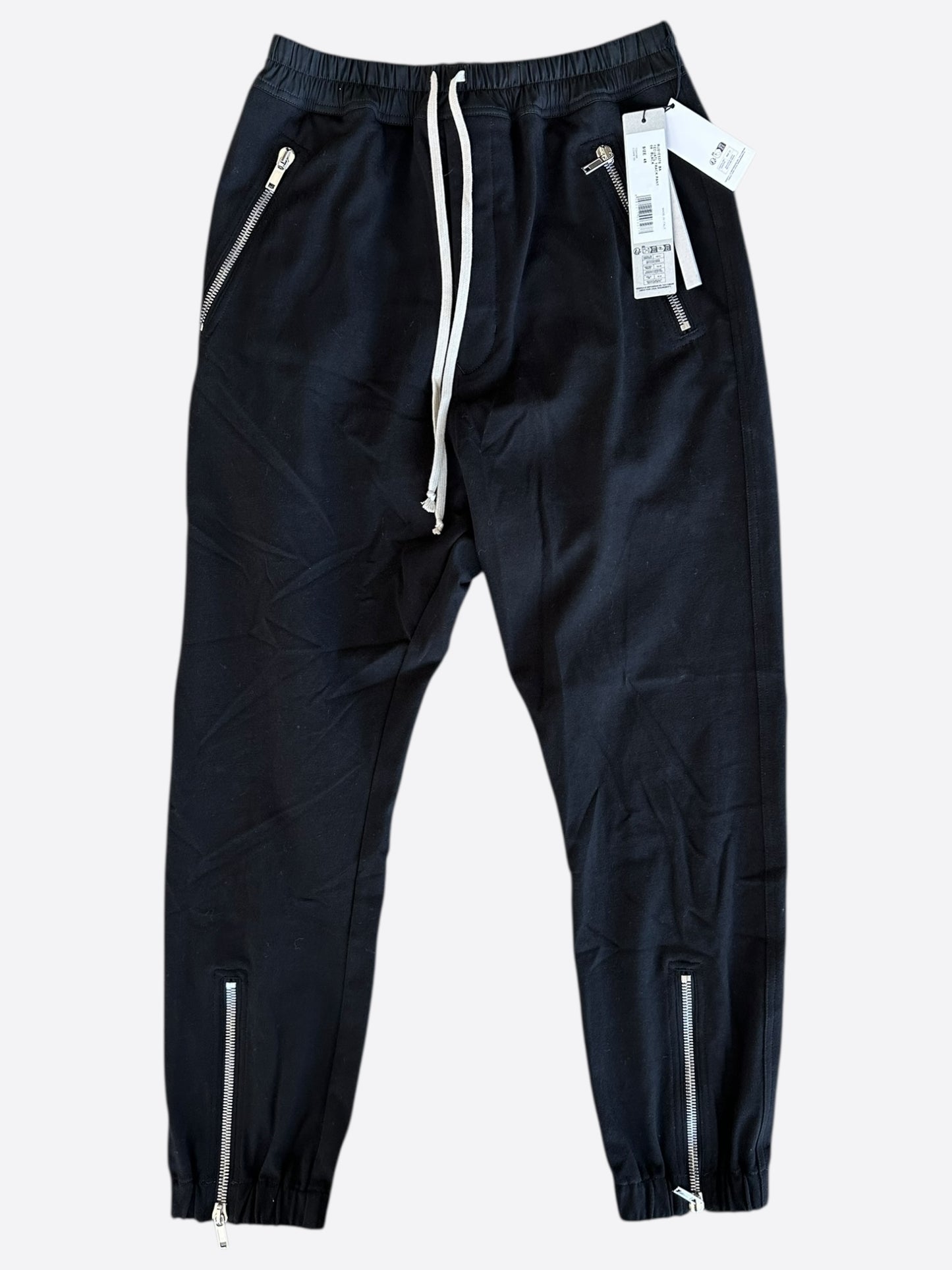 Rick Owens Black Tecuatl Track Pants